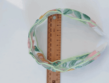Embroidered Floral Mesh Headband – Pastel Vintage Wide Hairband for Women & Girls