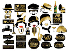 1920s Gatsby Retro Flapper Party Photo Booth Props