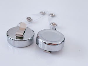 2X AU Retractable Badge Holder Reel Swipe Card Security ID Pull Key Tag Clip