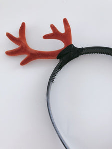 Women Girl Christmas Reindeer Deer Antler Costume Ear Party Hair Band headband