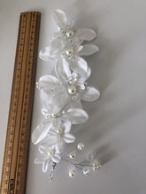 Women Pure White Flower Wedding Bride Party Hair Head Headband Fascinator PROP