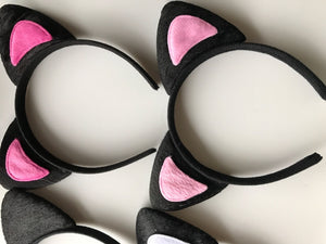 Women Lady Kid girl Pink Cat Kitty Animal Costume Ear Party Hair head band Prop