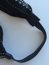 Women Lady Girl Boho Bohemian Black Cross Bandana Hair band Headband Wrap Scarf