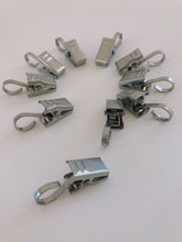 AU 10x Small Stainless Steel Metal Curtain Hanging Clips Claws with Hook Clamps