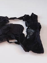 Women Sexy Mock Fake Suspender Black Garter with Lace Pantyhose Stockings Tights