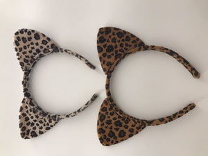 Women Lady Kid Girl Cat Kitty Leopard Costume Ear Party Hair head band Prop - Air Diva Fashion
