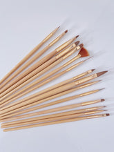 15PCS Nail Art Design Gold Brush Tool Set for Manicure