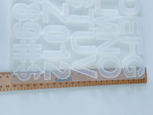 Number $ # ABC Alphabet Letter DIY Craft Silicone Mold Resin Moulds Decorating