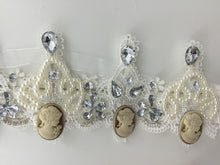 Women Flower Girl White Lace Wedding Hair Headband head Crown Tiara Prop Hoop