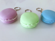 2x Slow rising Macaroon Macaron Keyring Squeeze toy Strap Novelty gift