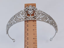 Silver White Tiara Height