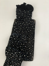 Women Crystal Rhinestone Net Fishnet Sexy Thigh High Stockings Tights Long Socks