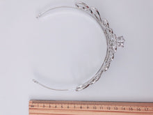 Women Rhinestone Crystal Wedding Bride Party Heart Hair Headband Crown Tiara