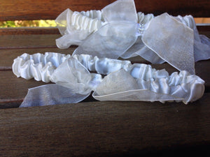 Women Wedding White Bride Bridal Satin lace Garter Suspender Belt Strap Lingerie