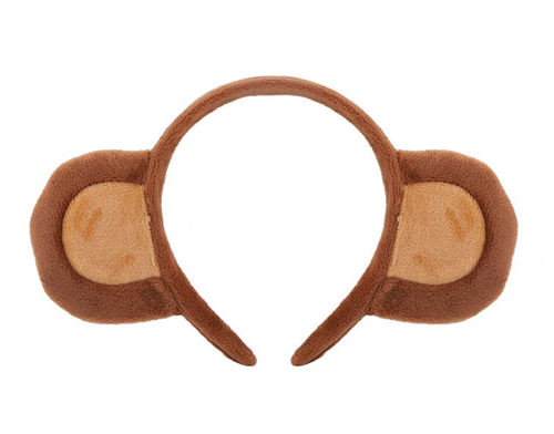 Women Children Monkey Baby Lion Brown Round Ear Party Hair head band Headband