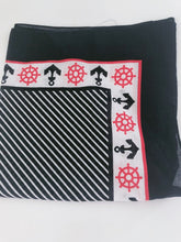Women Men Girl Cotton Navy Sailor Anchor Marine Bandana Hair Headband Wrap Scarf