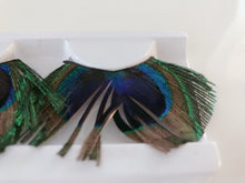 Women Peacock Feather Dance Prom Party Volume Fake False Eyelashes Eye lashes