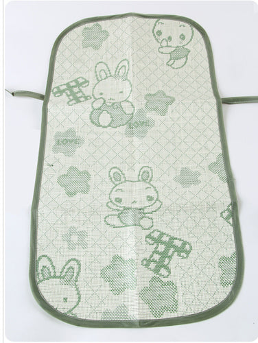 Kids Baby Children Summer Stroller Pram Seat Chair Cool Straw Linen Mat Cover