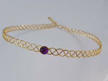 Women Celtic Simple Queen Gold color Gem Crown Tiara Hair Head Band Circlet