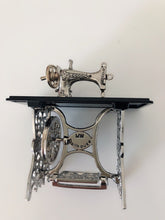 Miniature Mini Doll Metallic Sewing machine Decoration Furniture Collection