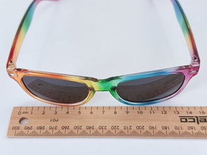 Women Retro Trendy Funky Rainbow colorful UV Sun Eye glasses wear Sunglasses