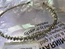 Women Lady Girl Wedding Crystal Beads Bling Grey Hair Band Headband Hoop