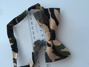 Men Camo Navy Green Army Military Camouflage Party Costume bowtie bow Necktie - Air Diva Fashion