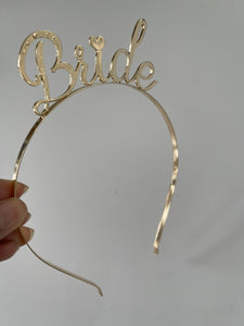 Hen's night Heart Bride to be Wedding Party Tiara Crown headband Hair Band hoop