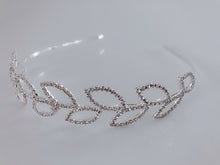 Women Silver Crystal Rhinestone Leaf Hair Head Band Headband Hoop hairpiece