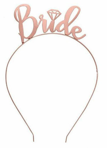 Hen's night RS Gold Bride to be wedding Party Bachelorette Tiara Crown headband