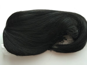 Women Black Fringe BOB Fancy Costume Party Function Medium Short Hair Full Wigs