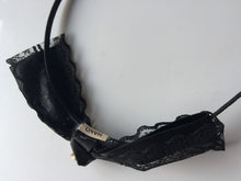 Women lady Girl Children Elegant School Black Lace Bow Pearl Hair Head band Hoop
