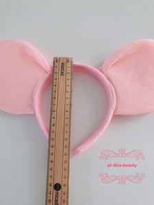 Women Girl Boy Children Pink Pig Big Ear Costume party hair head band Headband