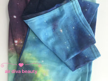 Women Green Galaxy Sky Star Space Print Costume Skinny Stretch Leggings Pants