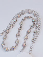 Women Bride Crystal bling Rhinestone Gorgeous Wedding Dress Party Chain Belt