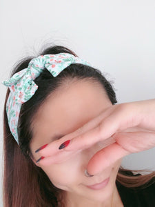 Girl Kids Flower Ribbon Bow Turban Soft Hair Head band Headband Wrap Bandana 0-5