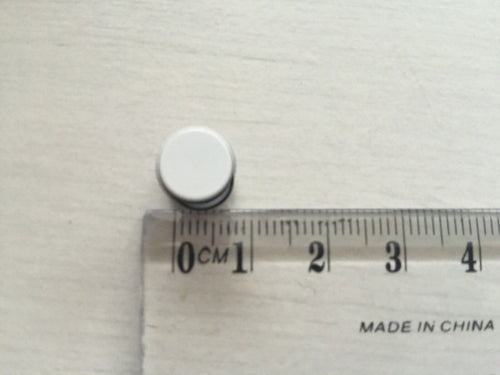 1PC Fake Steel Expander Ear Taper Plug Round Stretcher Studs Piercing Earring