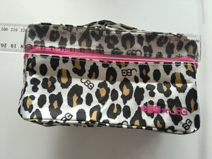 Women Girl Leopard Cosmetic Toiletry makeup Organiser Travel Bag Pouch Case
