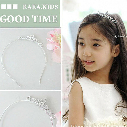 Girls Kids Crystal Princess Wedding Bridemaid Party Tiara Crown Hair headband
