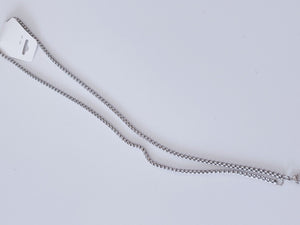 Men Silver color Stainless steel Titanium Plated Long Chain Necklace 3.5x70cm