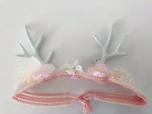Baby Infant Girl Deer Reindeer Pink Christmas hair band Headband Photograph prop