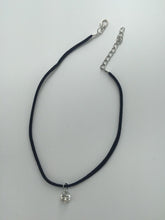 Lady Girls retro Black synth Suede crystal Harajuku Choker short Punk Necklace