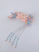 Women Han Tang Oriental Retro Fairy Butterfly Lace hair Clips Accessory Tassel