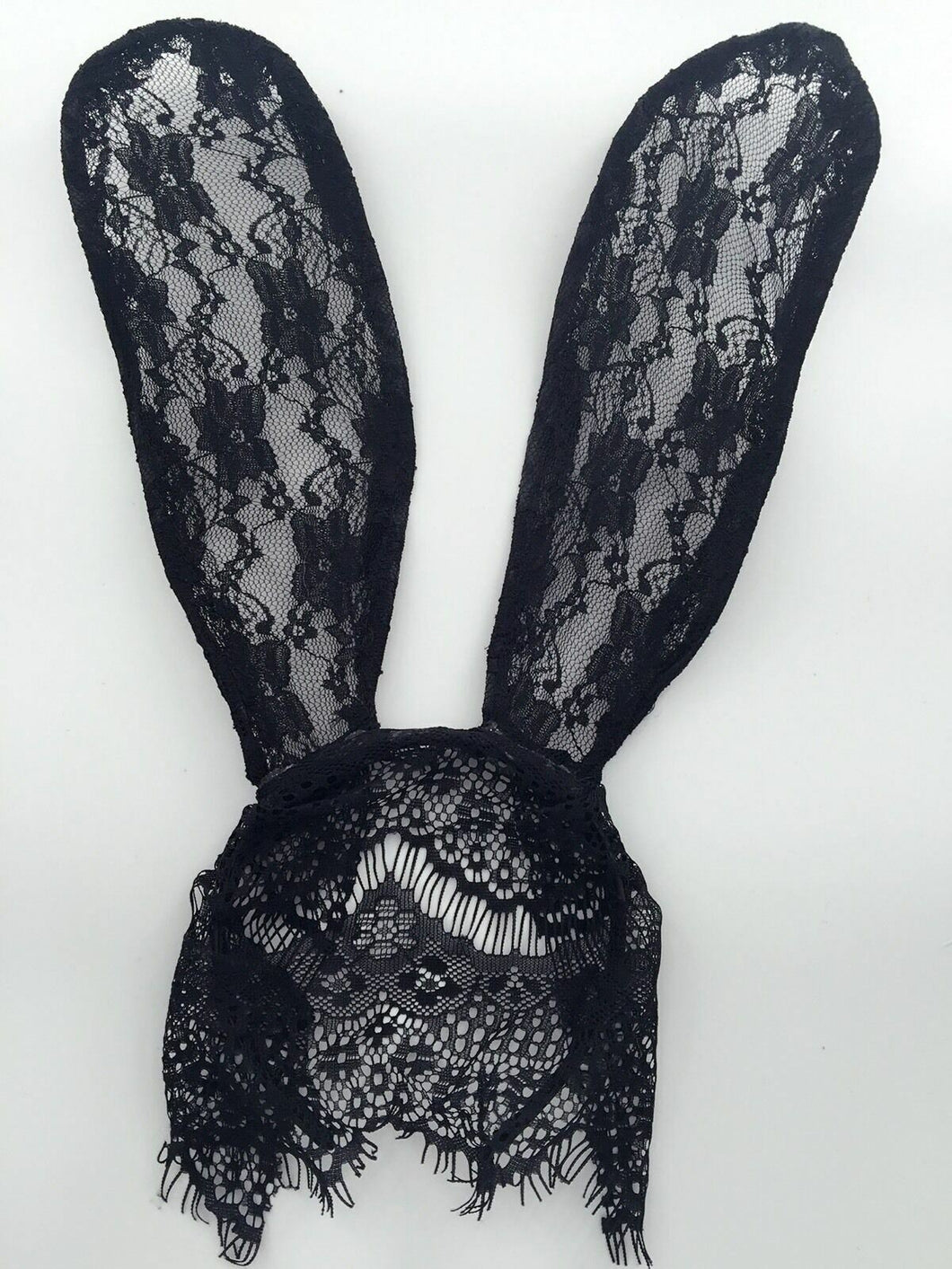 Women Lady Black Long ear Kitty Cat bunny Ears mask Party Hair Headband Hoop