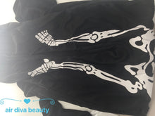 Kid Child Boy Girl Scary Halloween Skull Skeleton Party Costume Bodysuit  Set