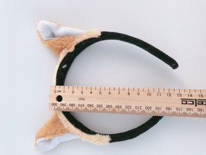 Women Children Fluffy Brown Point Fox Ear Party Hair head band Headband prop