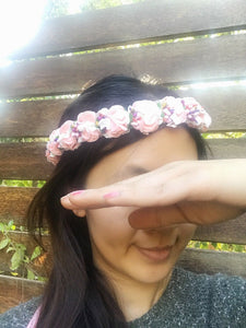 Women Flower berry Wedding Bride Fairy Party hair head headband Garland PROP
