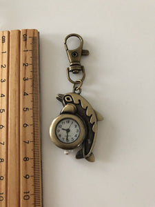 Girl Boy Lady Dolphin sea animal Key Ring Keyrings Holder Pocket Watch Strap