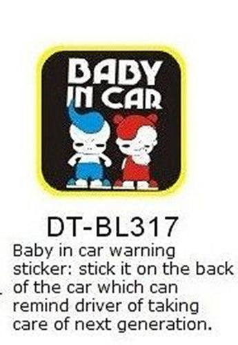 Automobile funny label vehicle baby child in car sticker Decal Novelty sign