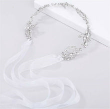 Women boho Bride Silver Crystal Party Forehead Hair Headband head Crown Tiara